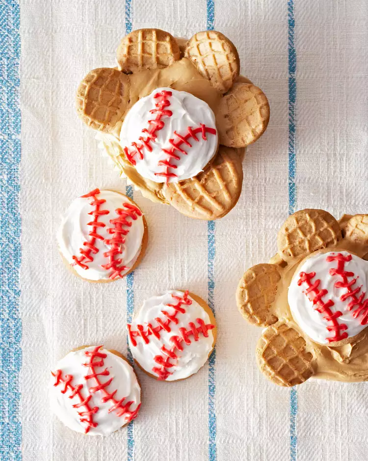 Baseball Glove Cupcakes