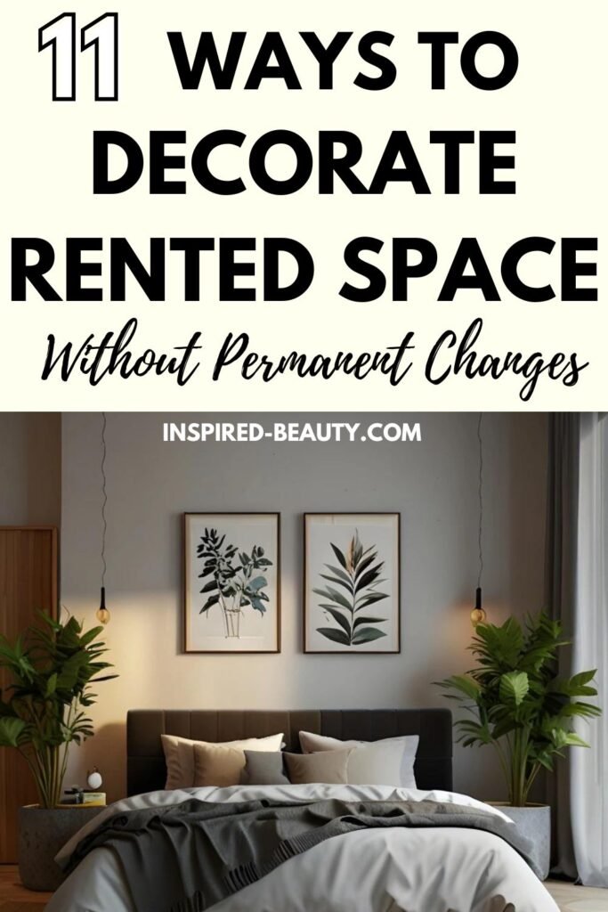 How to Decorate a Rented Space Without Permanent Changes