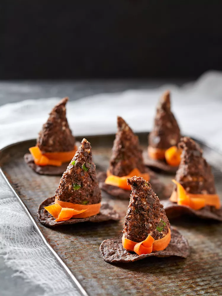 Wicked Witch Hats Appetizers - Halloween Party Appetizers