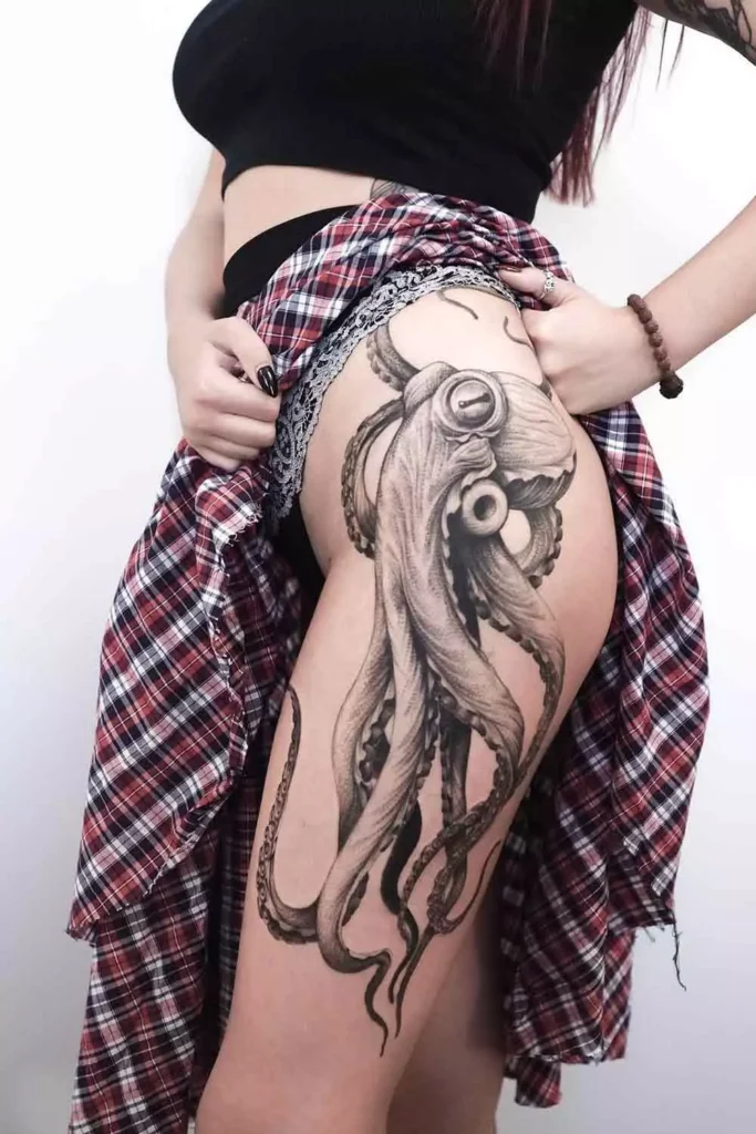 Octopus on Hip for Women