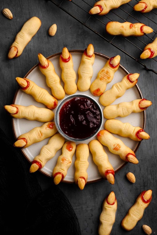 Witch Finger Cookies Halloween Party Appetizers