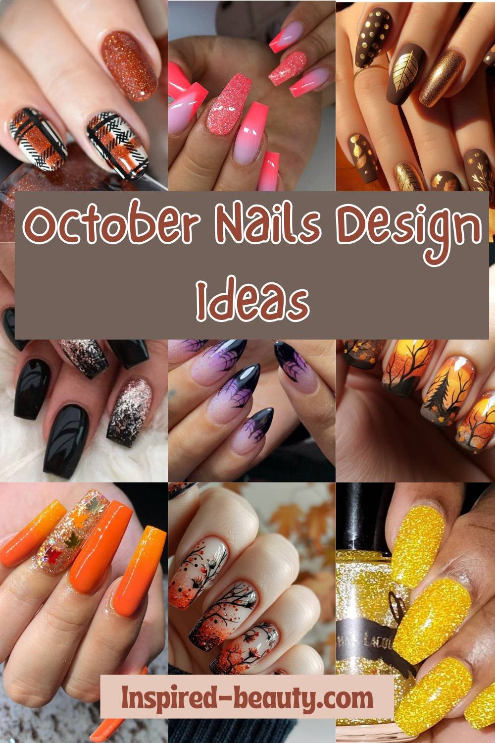 October Nails Design Ideas