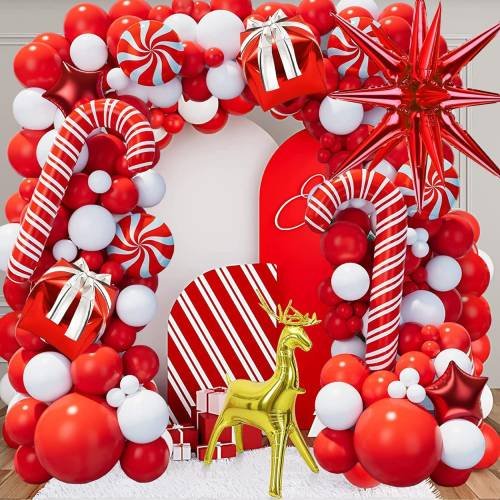 149 pcs Christmas Balloon Garland Arch kit