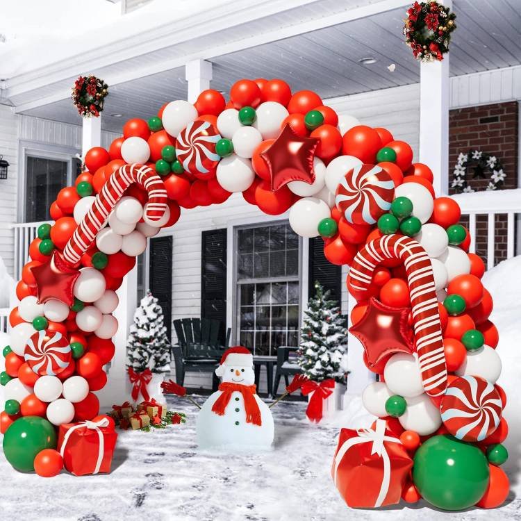 Christmas Balloon Garland Arch kit