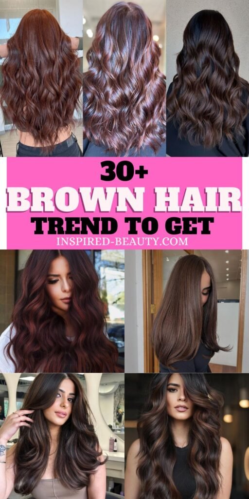 BROWN AHIR IDEAS FOR WOMEN