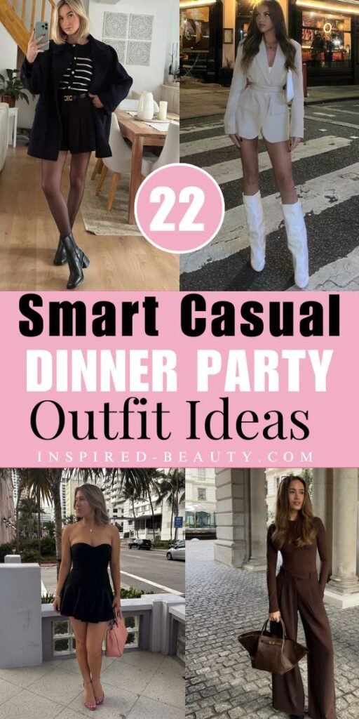 Women Smart Casual Dinner Party Outfit Ideas