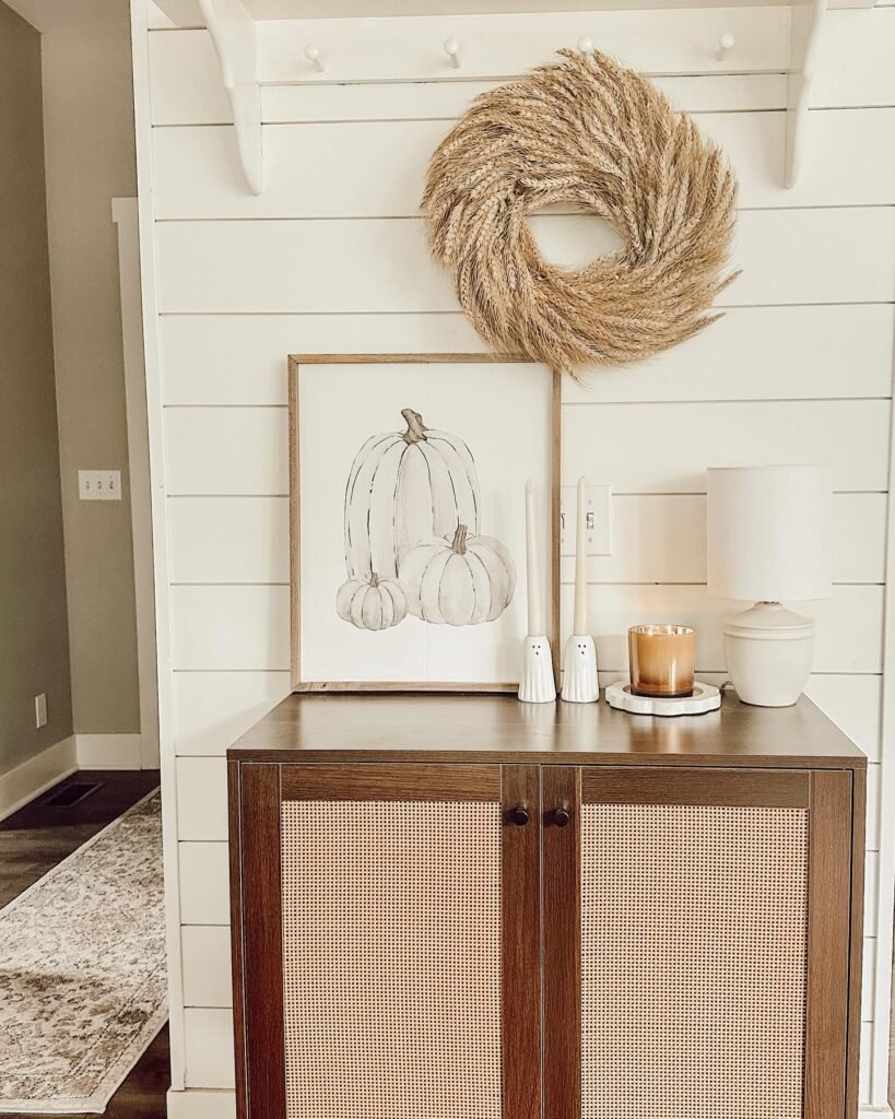  Fall Entryway table neutral color