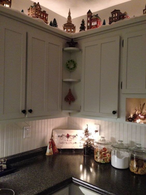 small house for festive decoration idea for kitchen 