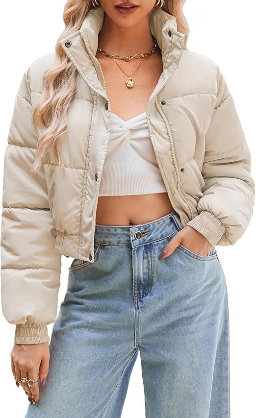 Cropped Puffer Jacket