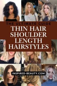 Thin Hair Shoulder Length Hairstyles - The Ultimate Guide - Inspired Beauty