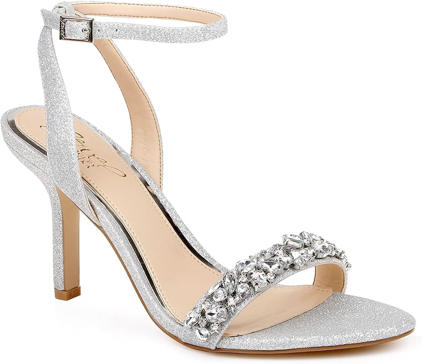 Jewel Badgley Mischka Ojai Crystal Adorned Sculpted Stilettos