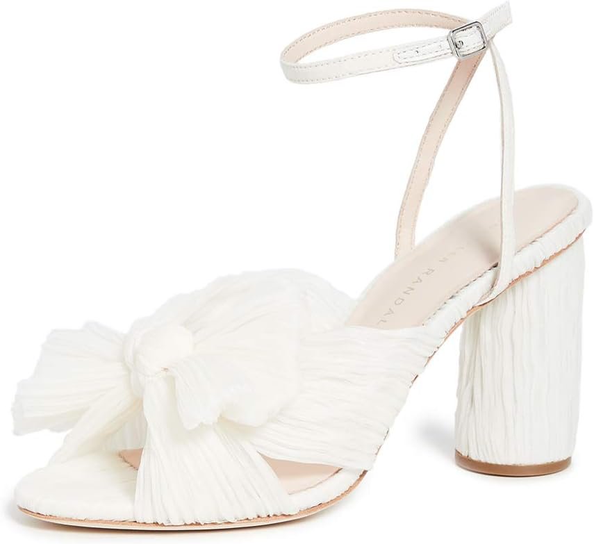 Loeffler Randall Women's Camellia Pleated Bow Heel with Ankle Strap