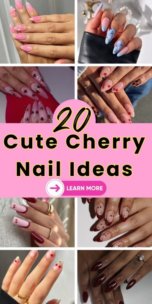 cherry nail ideas