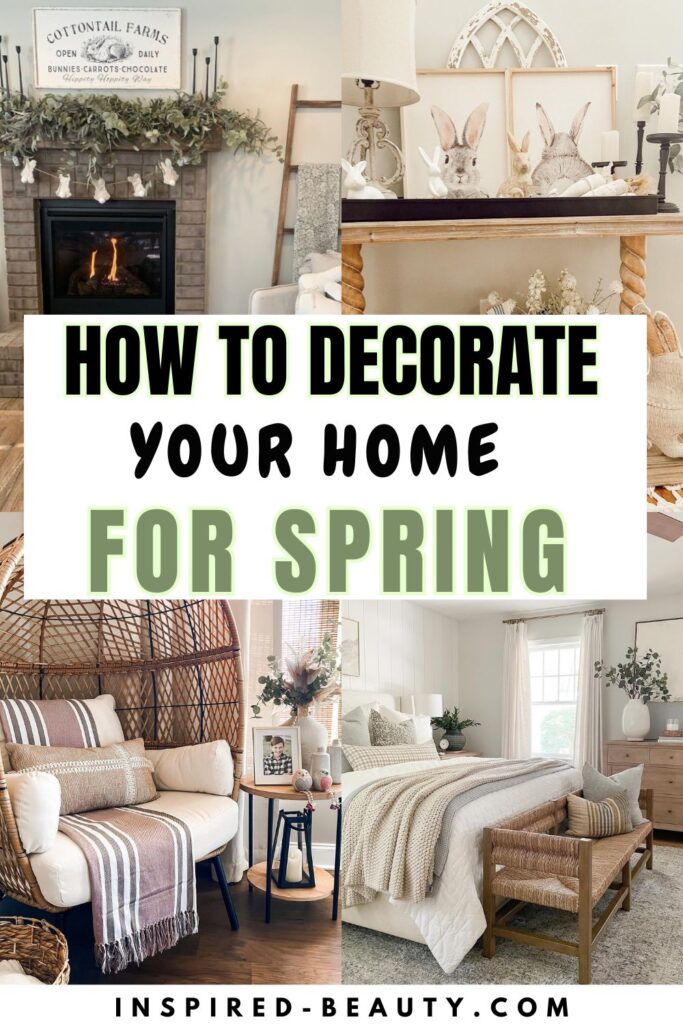 How to decorate your home for spring