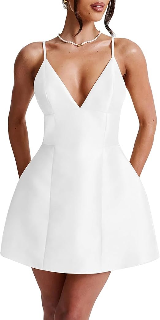 Lovely White Short Graduation Party Dress, Prom Dresses