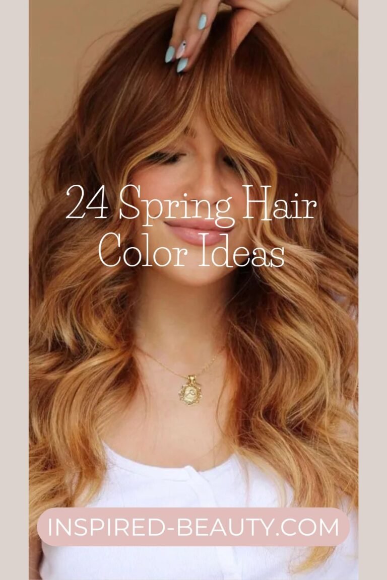 24 Spring Hair Color Ideas - Inspired Beauty