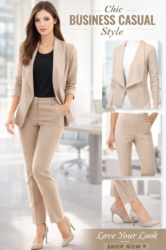 Casual Blazer Outfits for Work