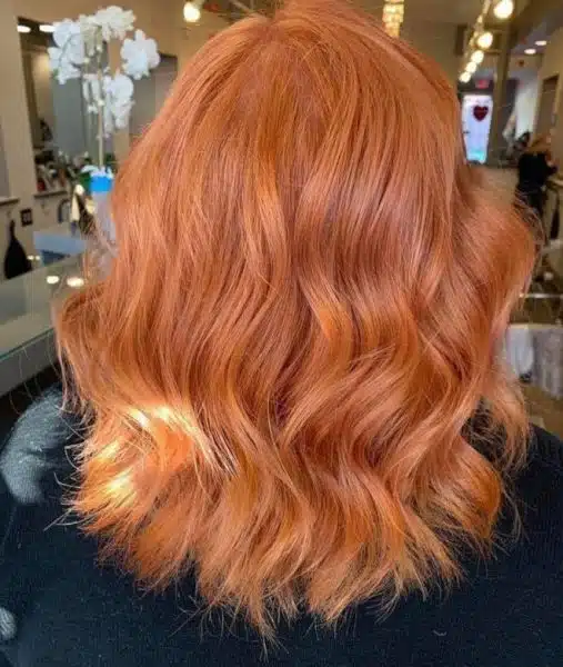 Spring Hair Color Apricot