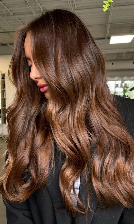 Spring Hair Color Caramel Brown