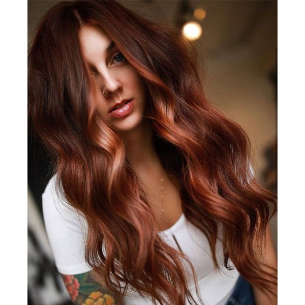 Spring Hair Color Cinnamon copper