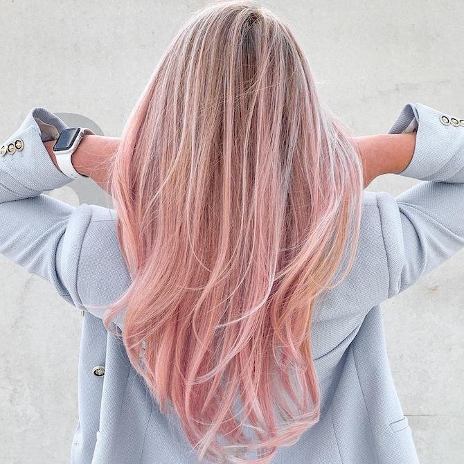 Spring Hair Color Pastel balayage