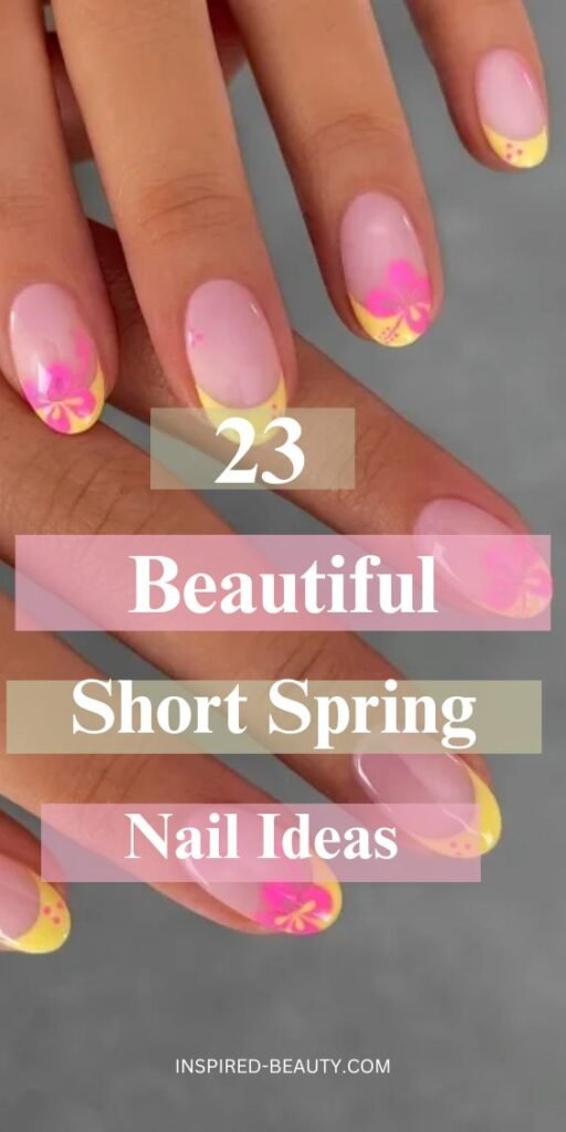 cute pastel short spring nail ideas