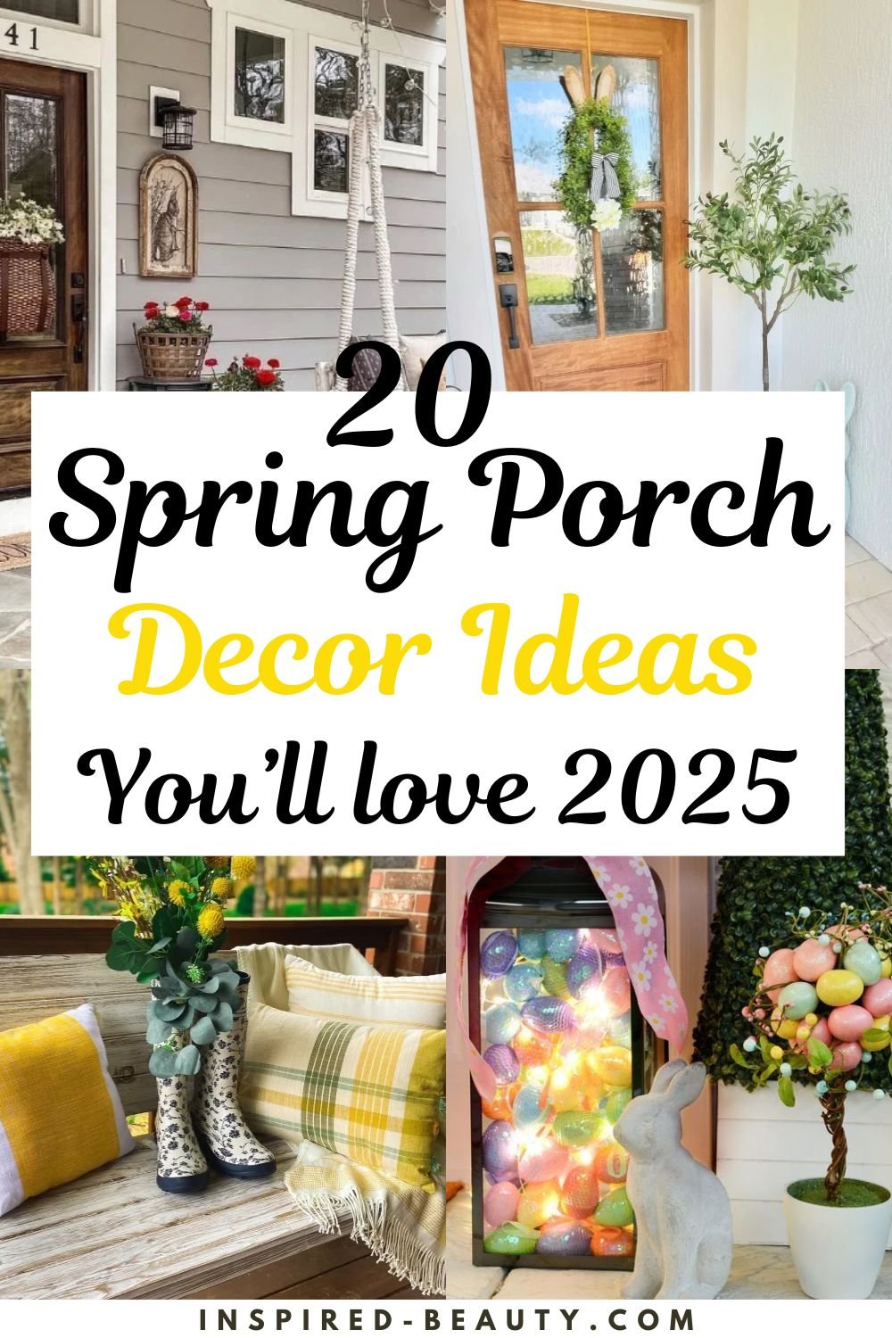 20 Spring Porch Decor Cozy Ideas - Inspired Beauty