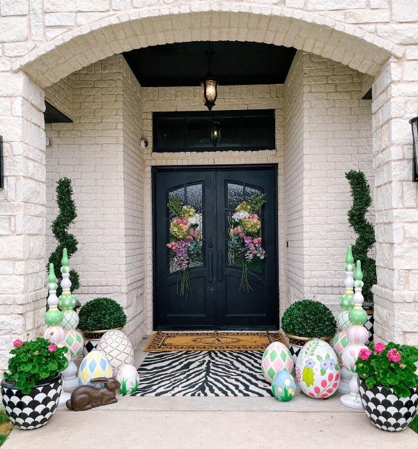 spring front door decoration