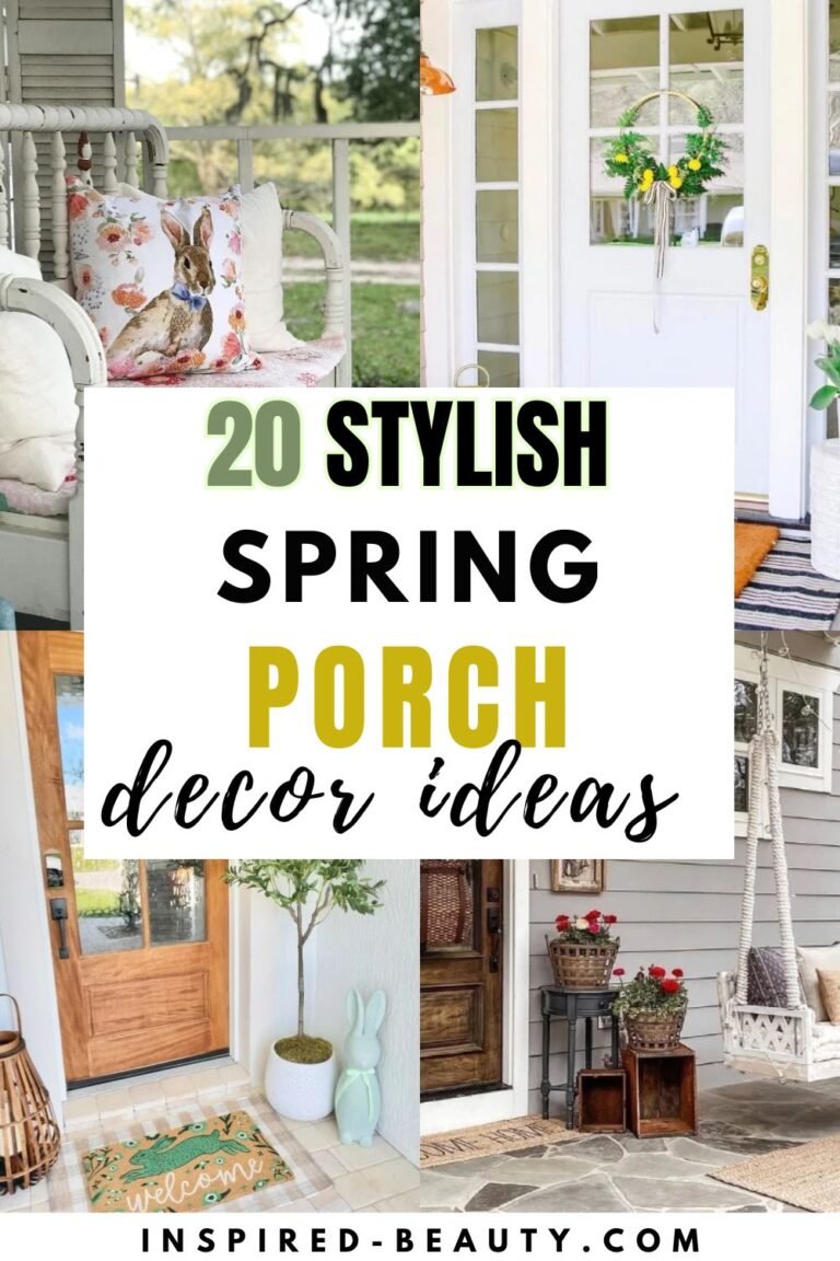 20 Spring Porch Decor Cozy Ideas - Inspired Beauty