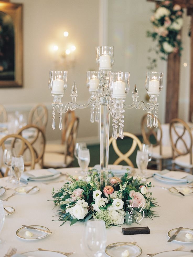 Crystal candelabras