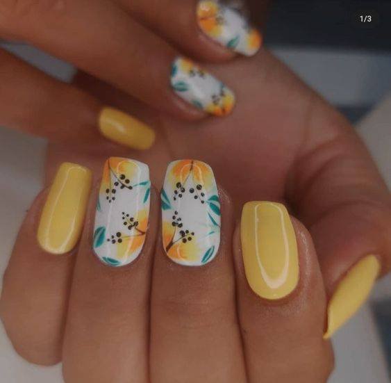 Fun Trendy Short April Nails