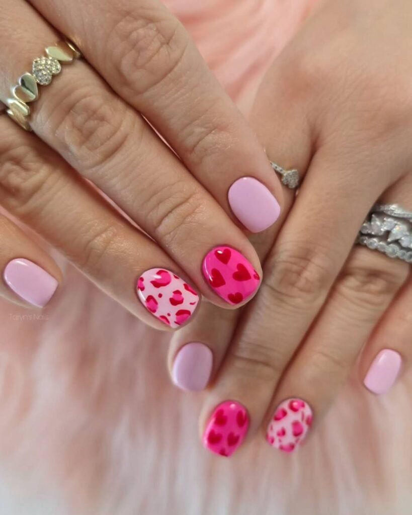 Fun Trendy Short April Nails Egg Shell Pink