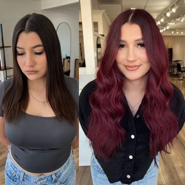 Wine Red Color is perfect for summer. This will also look great in winter if you were wondering.