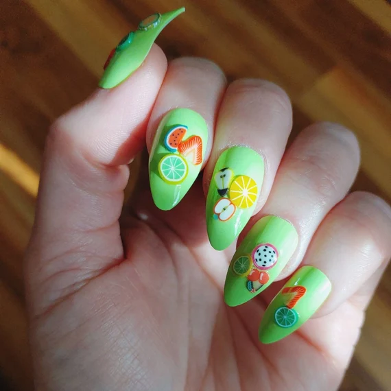 24 Summer Fruit Nails Design
