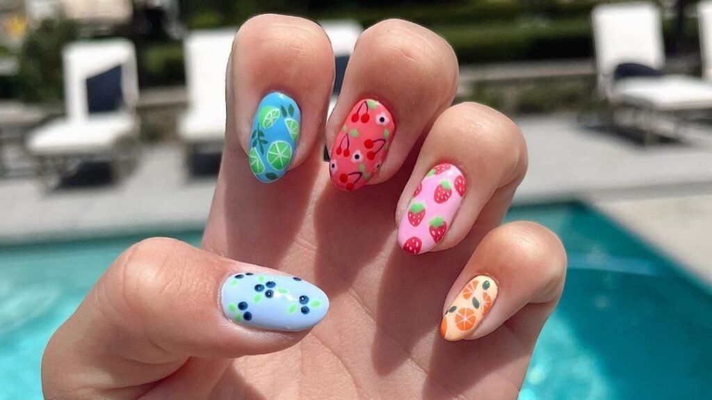 24 Summer Fruit Nails Design