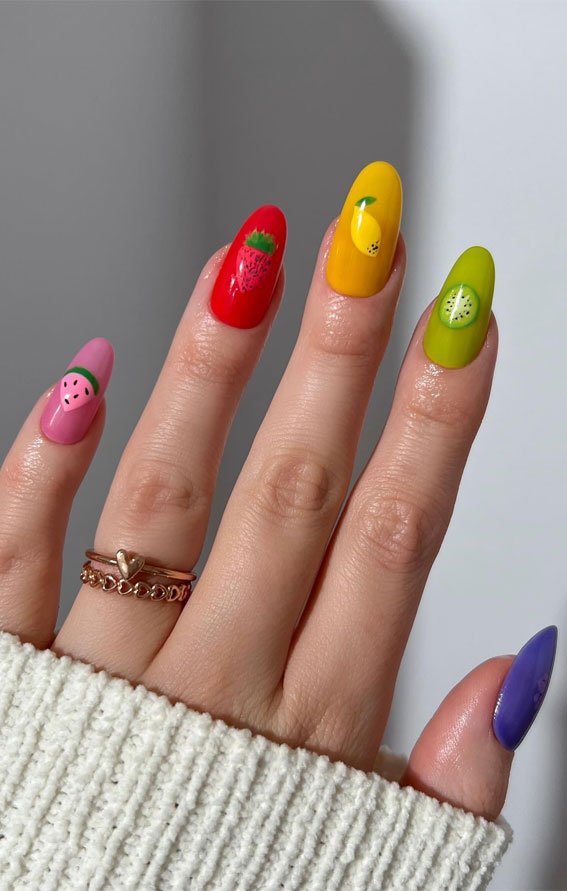 24 Summer Fruit Nails Design