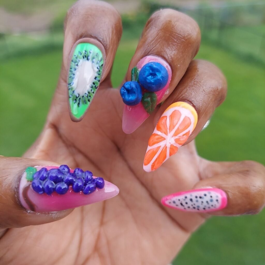 24 Summer Fruit Nails Design