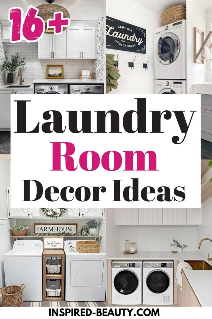 Laundry room decoration ideas