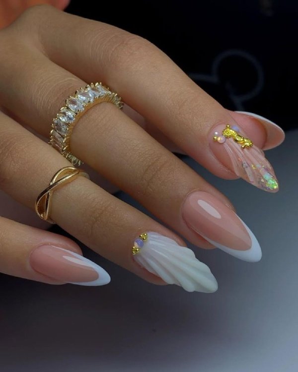French Ocean nails