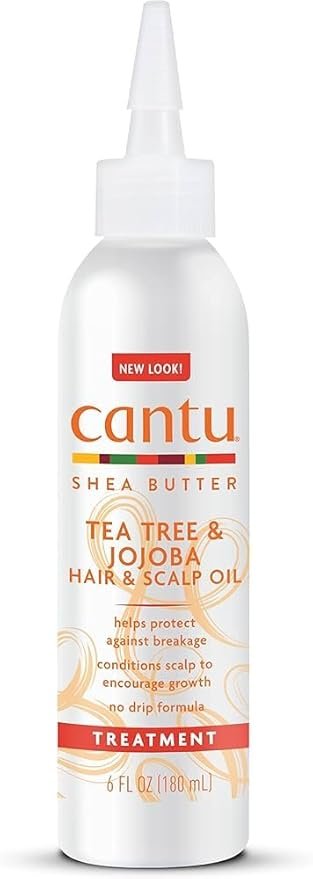 Cantu Shea Butter Tea Tree & Jojoba Hair & Scalp Oil 6 Ounce