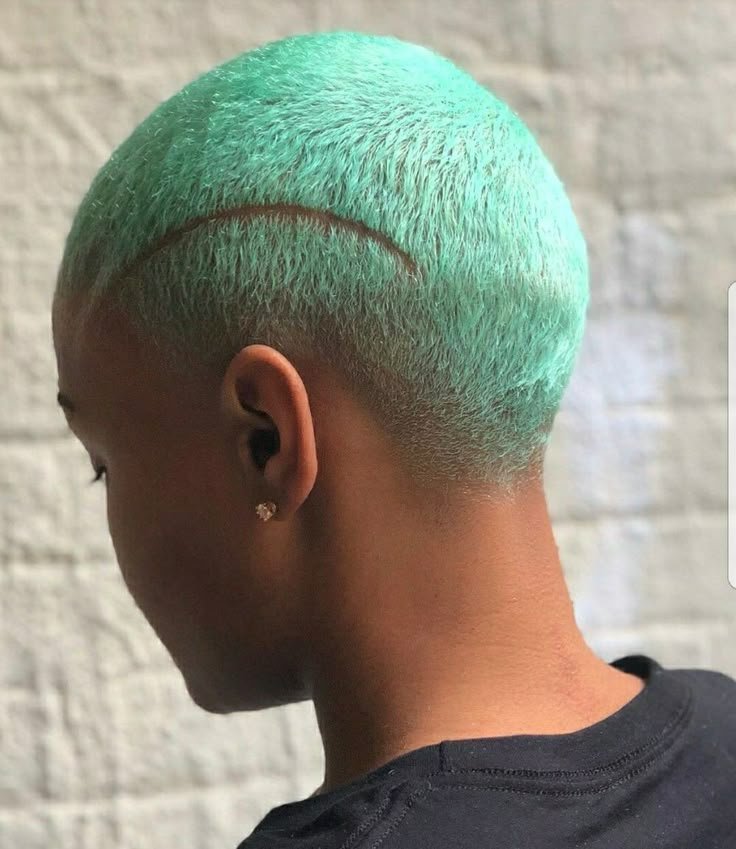 Dyed Buzz Cut