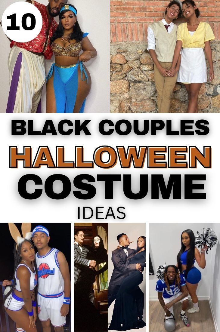 Creative Couple Halloween Costumes for Black Couples