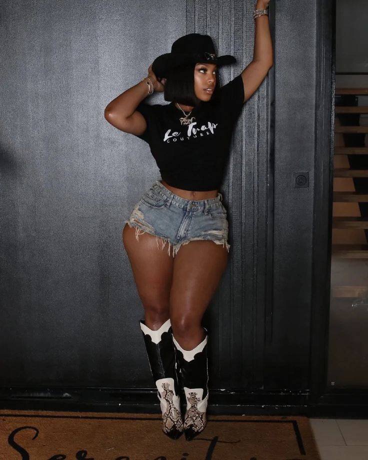 Cowboy outfit for a black woman 
