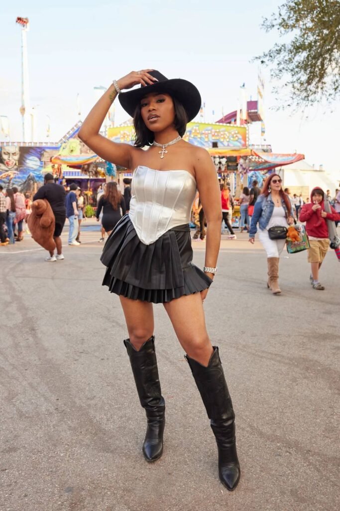 Cowboy outfit for a black woman 