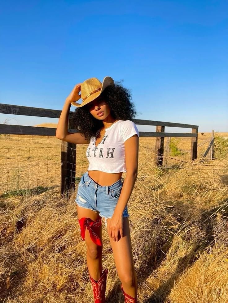 Cowboy outfit for a black woman 