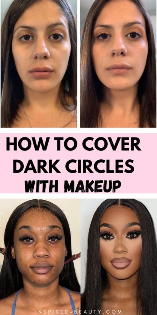 How to cover dark circles with makeup
