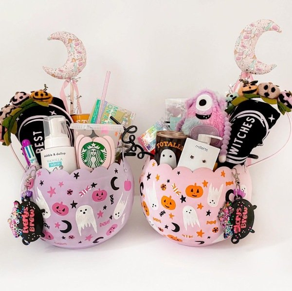 simple and cute diy boo basket ideas