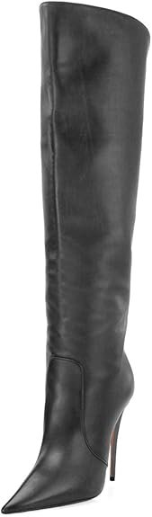 Chic Pointed Toe Stiletto High Heel Knee High Boots