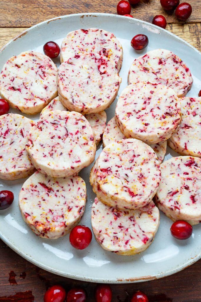 Cranberry Orange Shortbread