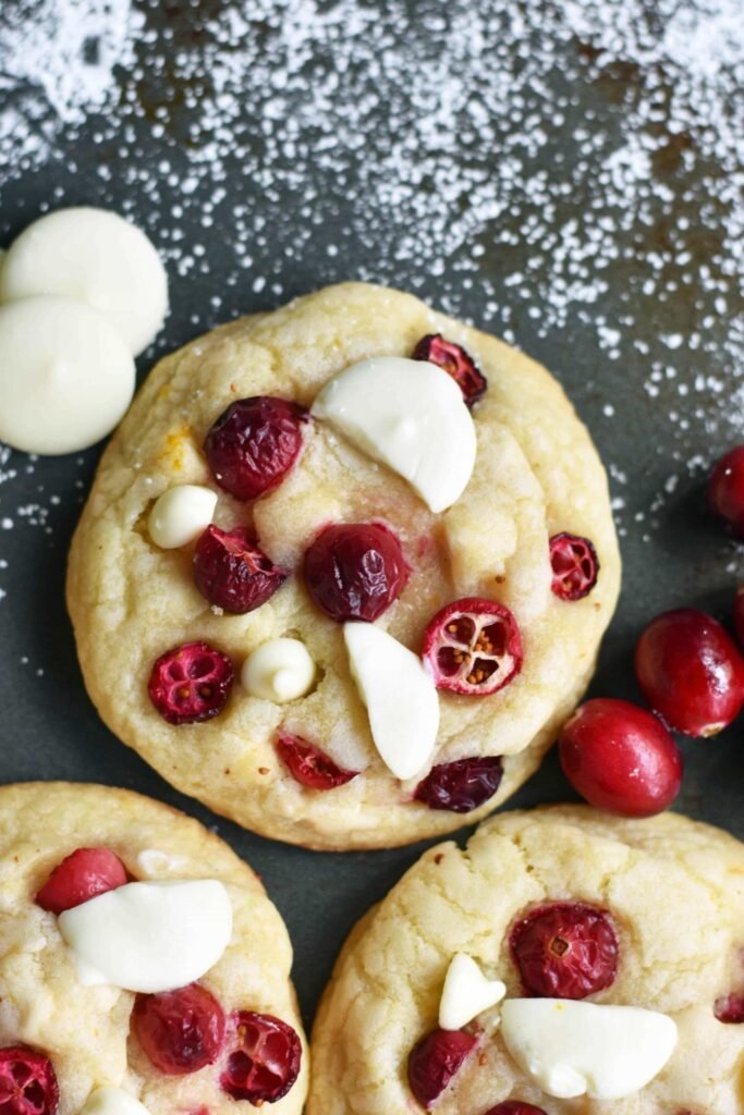 Cranberry Orange White Chocolate Thanksgiving Cookies Taste Treats To Eat